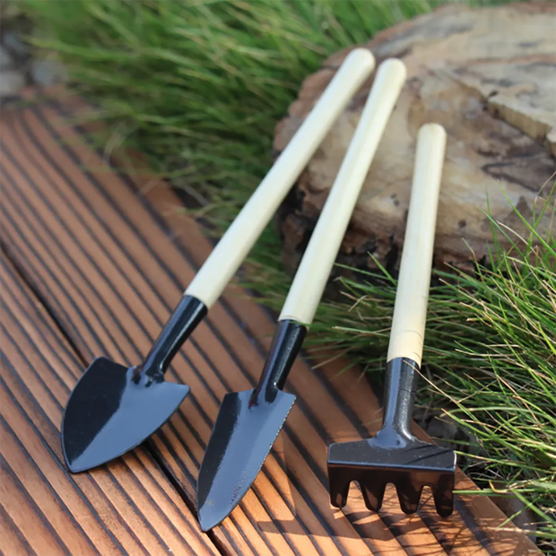 Three-piece DIY Gardening Tool Set