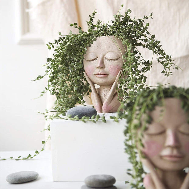 Nordic Sunkissed Girl Flower Planter