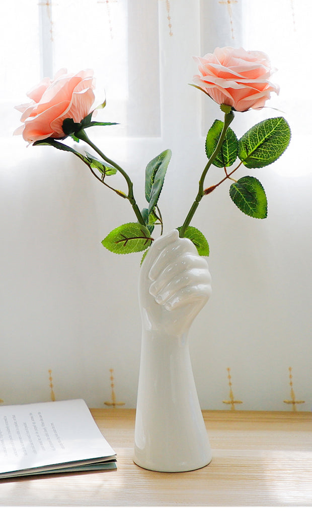Contemporary Ceramic Hand Vase