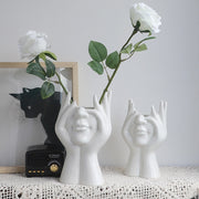 Nordic Style Flower Face Vase