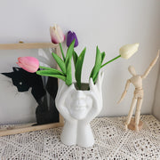 Nordic Style Flower Face Vase