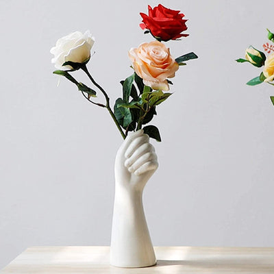 Contemporary Ceramic Hand Vase